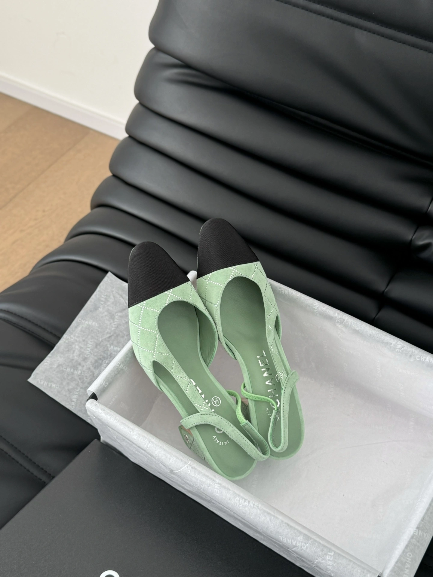COCO-- 3h1958 G31318 B19042 NACLF Heel height：6.5CM cowhide sheepskin item:E-X555C0736